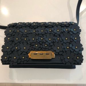 LKN Zac Zac Posen Earthette leather shoulder bag